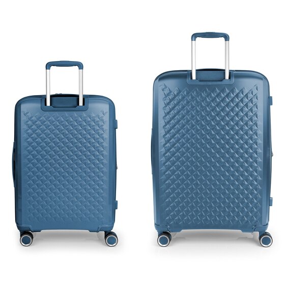 Gabol Queens 4 wheels Suitcase set 2-piece with expansion pleat