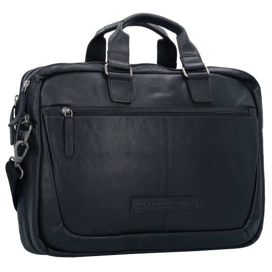 The Chesterfield Brand Wax Pull Up Briefcase Leather 40 cm Laptop compartment