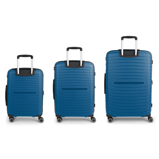 Gabol Shinyuu 4 wheels Suitcase set 3-piece with expansion pleat