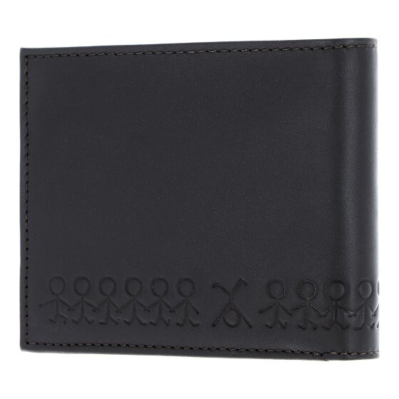 oxmox Leather Wallet RFID protection Genuine Leather 12 cm
