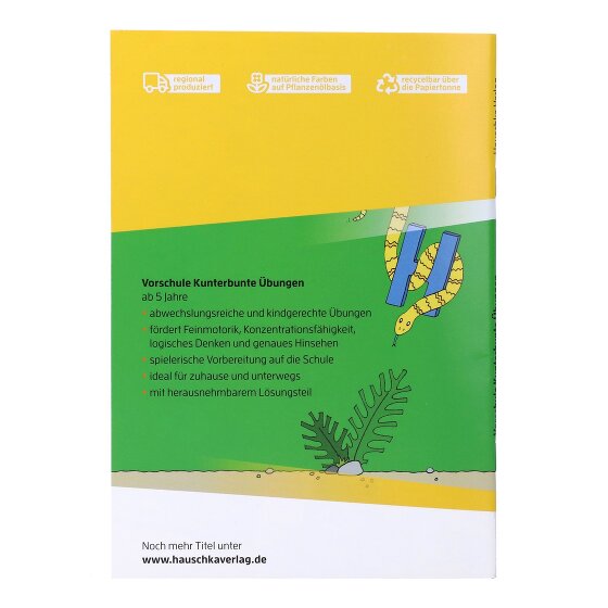 Hauschka Verlag Book exercises for preschool 15 cm