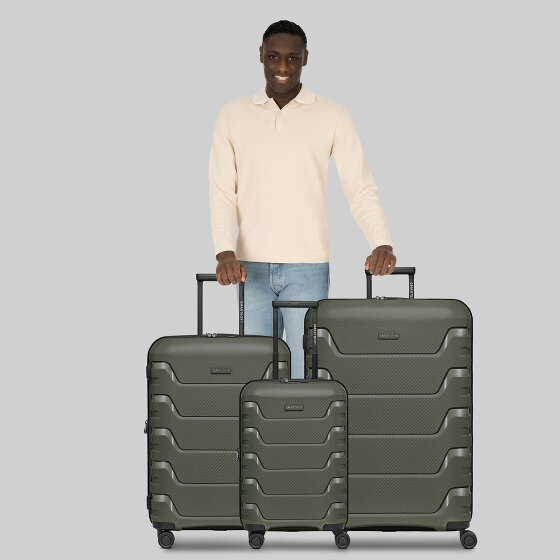 Smartbox Edition 01 4 wheels Suitcase set 3-piece with expansion pleat