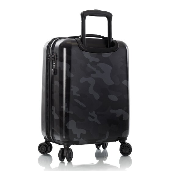 Heys Black Camo 4 wheels Cabin trolley S 53 cm with expansion pleat