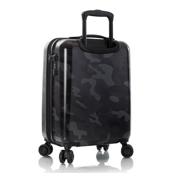 Heys Black Camo 4 wheels Cabin trolley S 53 cm with expansion pleat