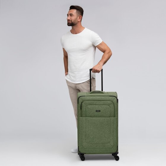 Redolz Essentials 12 LARGE 4 wheels Trolley 79 cm with expansion pleat