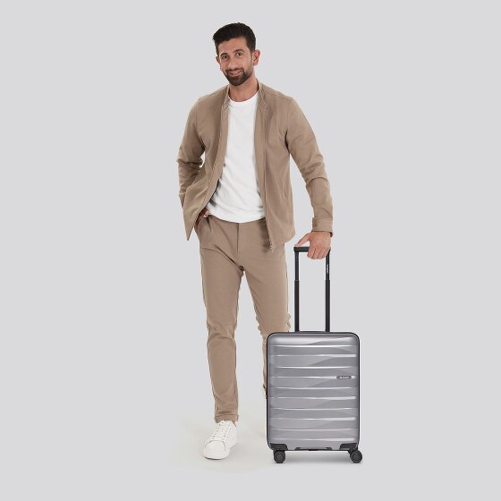 Bergpfeil Travel 4-wheeled cabin trolley S 55 cm with expansion pleat