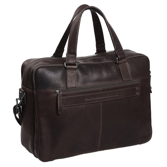 The Chesterfield Brand Wax Pull Up Briefcase Leather 43 cm Laptop compartment