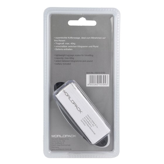 Worldpack Suitcase scale 4 cm