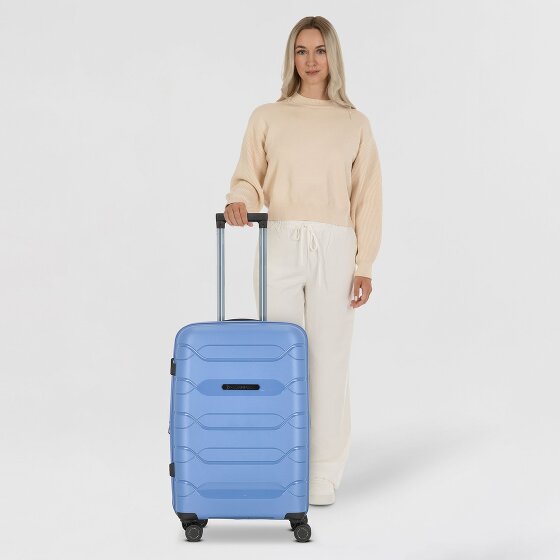 Polestream Strz by Asteroid 4 wheels Trolley M 64 cm with expansion pleat