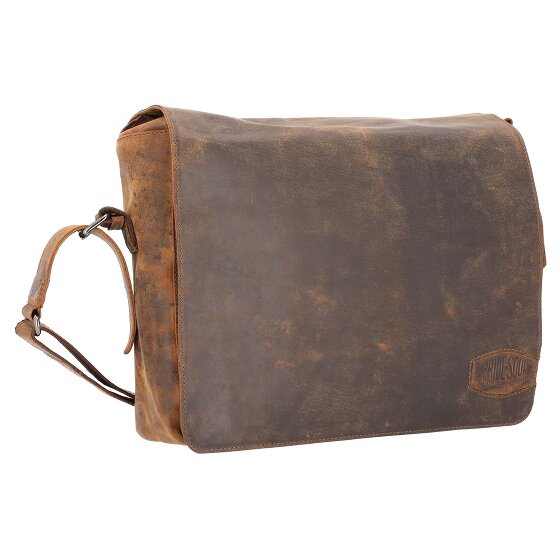 Pride and Soul Ben shoulder bag leather 33 cm laptop compartment