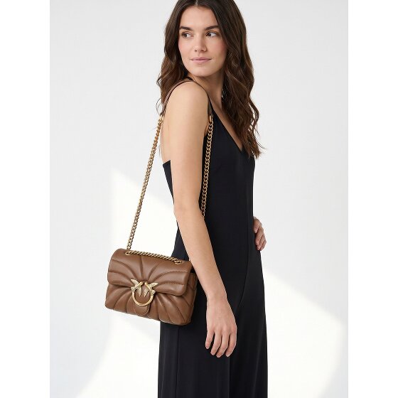 PINKO Love Puff Shoulder Bag Genuine Leather 23 cm