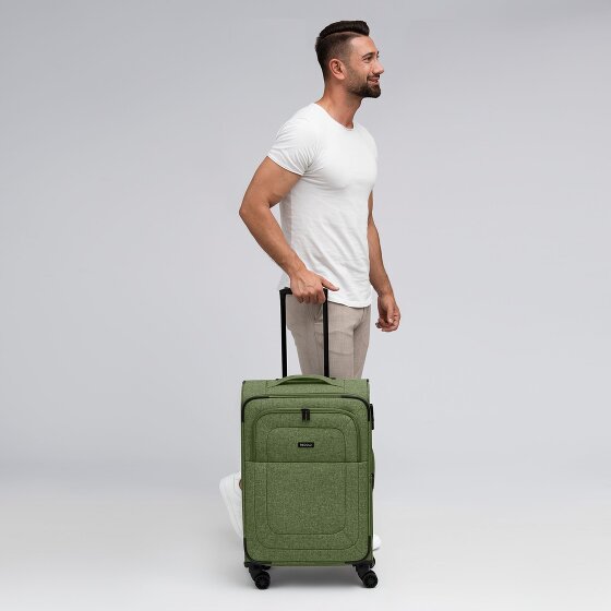Redolz Essentials 12 MEDIUM 4-wheel Trolley, 67 cm, expandable Gusset