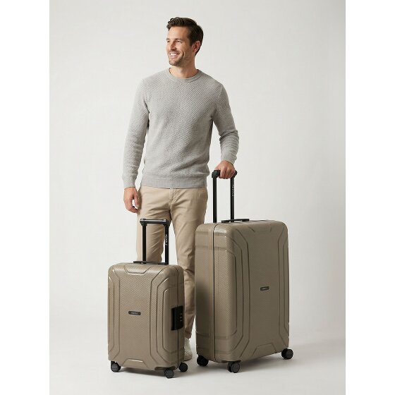 Redolz Essentials 15 4-wheel 15 suitcase set 2 pcs. with three-point closure