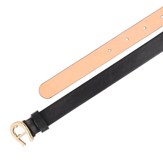 Aigner Logo belt leather