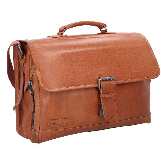 Plevier Quartz briefcase leather 41 cm laptop compartment