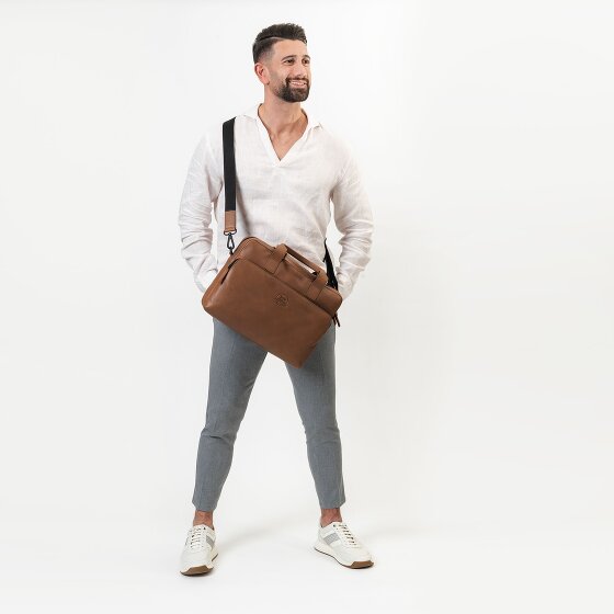 Farmhood Nashville Briefcase Leather 39 cm Laptop compartment
