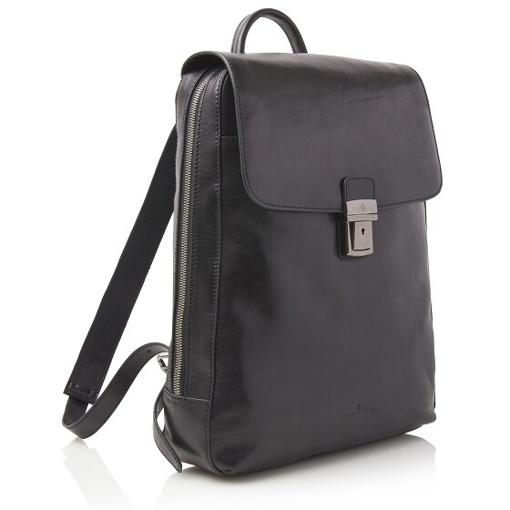 Castelijn & Beerens Guus backpack leather 40 cm laptop compartment
