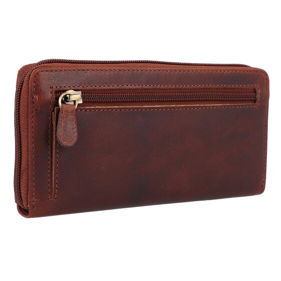 Greenburry Rugged Wallet RFID protection Leather 19 cm
