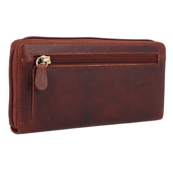 Greenburry Rugged Wallet RFID protection Leather 19 cm