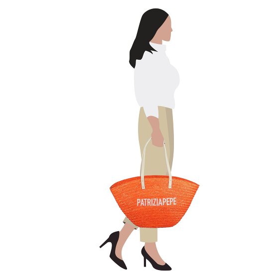 Patrizia Pepe Summer Straw Shopper Bag 51 cm