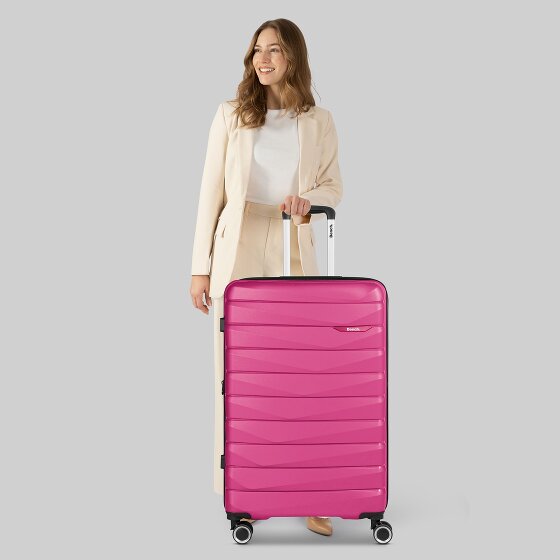 Bench Paris 4 wheels Trolley L 76 cm with expansion pleat