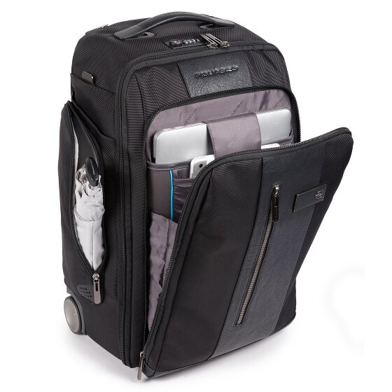 Piquadro Brief 2 roll backpack trolley 53 cm laptop compartment