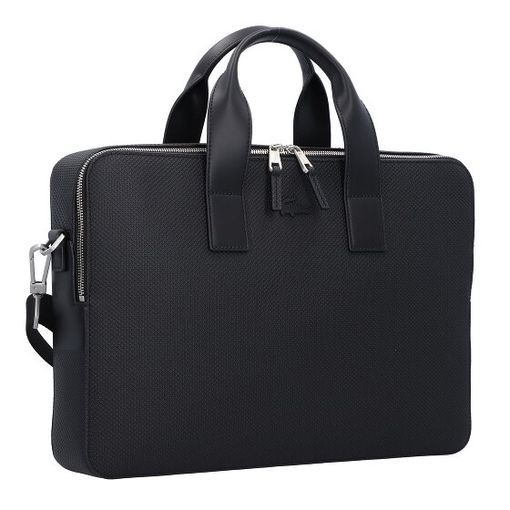 Lacoste Chantaco briefcase leather 39 cm laptop compartment