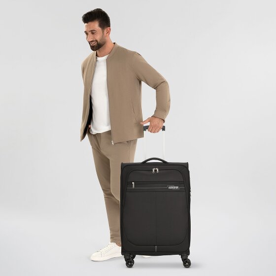 American Tourister Deep Dive 4 wheels Trolley 67 cm with expansion pleat
