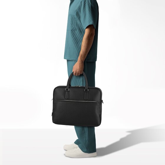 Boss New Crosstown Briefcase Leather 38 cm Laptop compartment