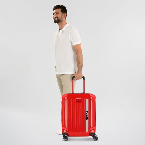 Piquadro Piquadro x Ducati 4 wheels Cabin trolley 55 cm