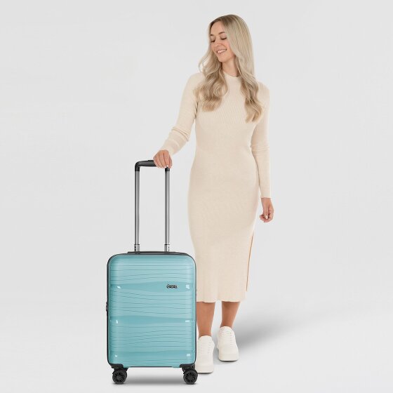 d&n Travel Line 4300-Plus 4 wheels Cabin trolley S 55 cm with expansion pleat