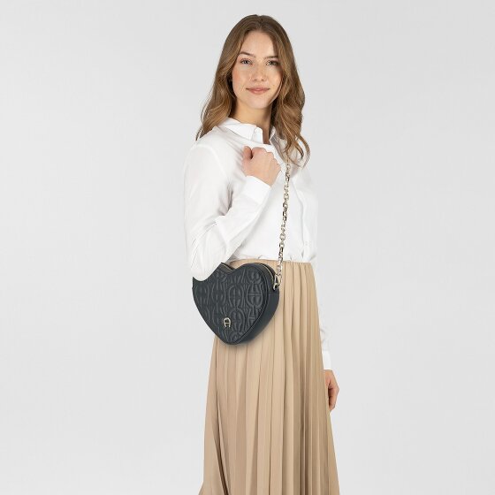 Aigner Fashion Shoulder Bag Leather 19 cm