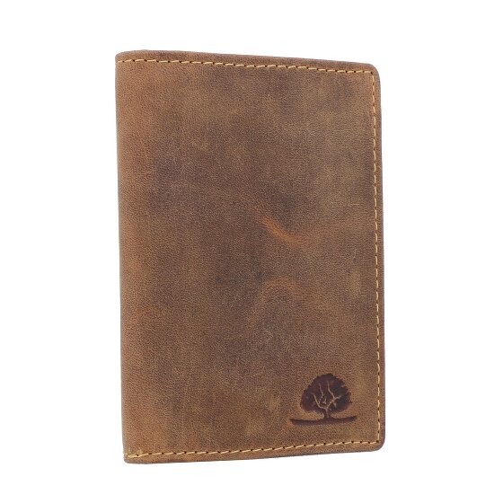 Greenburry Vintage identity card case RFID leather 9 cm