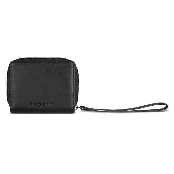 Bugatti Black Magic Wallet RFID protection Leather 11 cm