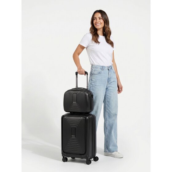 Redolz Essentials 14 suitcase set 2 pcs. cabin trolley with stretch fold + beauty case
