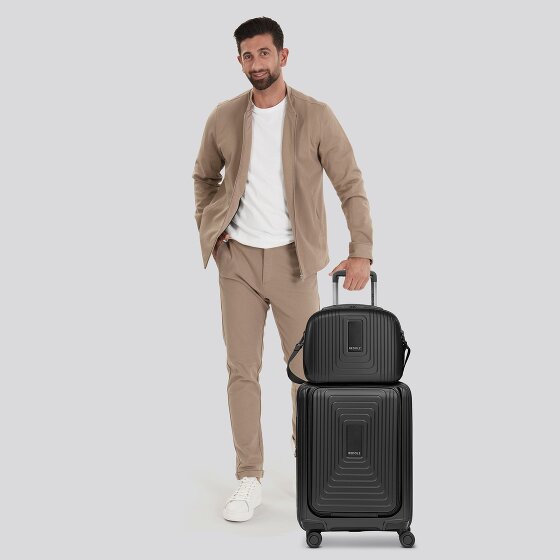 Redolz Essentials 14 suitcase set 2 pcs. cabin trolley with stretch fold + beauty case