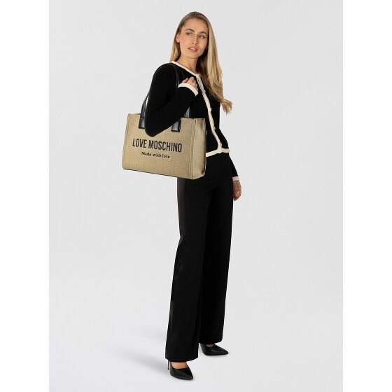 Love Moschino Cargo Canvas Shopper Bag 35 cm