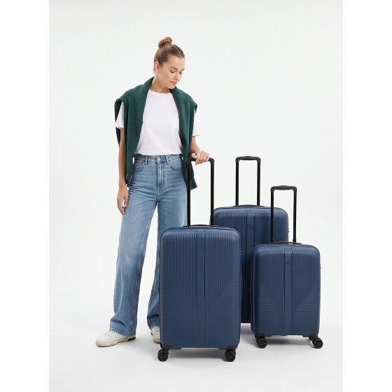 Travelite Air Stripe 4 wheels Suitcase set 3-piece Expandable