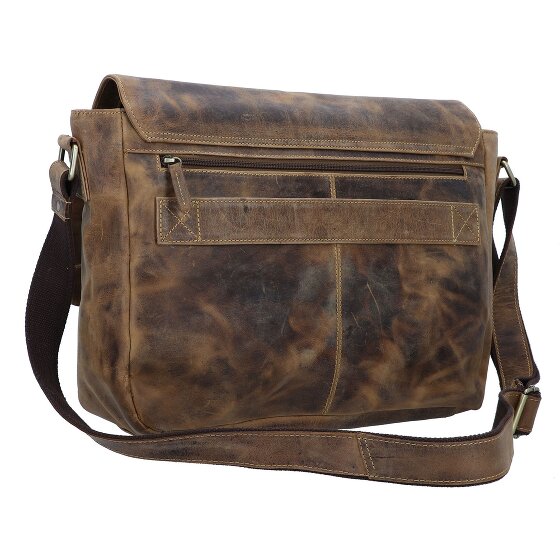 Greenburry Vintage Messenger Genuine Leather 40 cm Laptop compartment