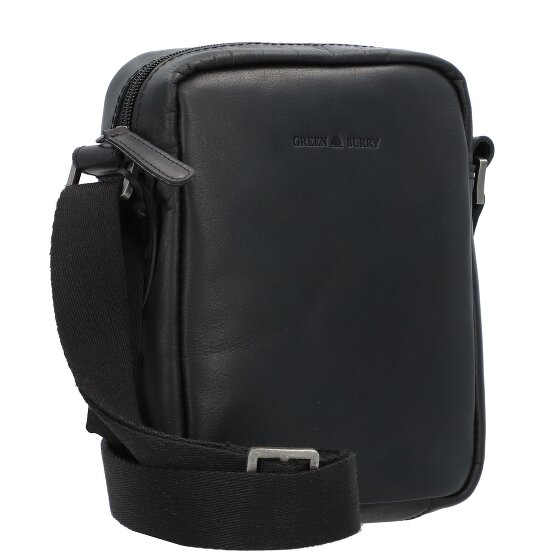 Greenburry Pure Black Shoulder bag Leather 15 cm