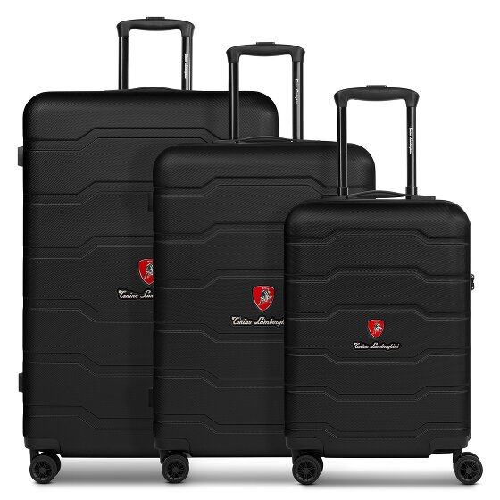 Tonino Lamborghini Bologna 4 wheels Suitcase set 3-piece