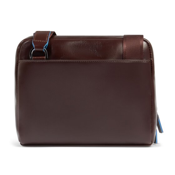 Piquadro Blue Square Shoulder bag Leather 21 cm