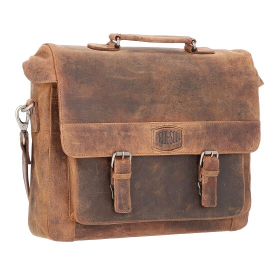 Pride and Soul Briefcase leather 37 cm laptop compartment