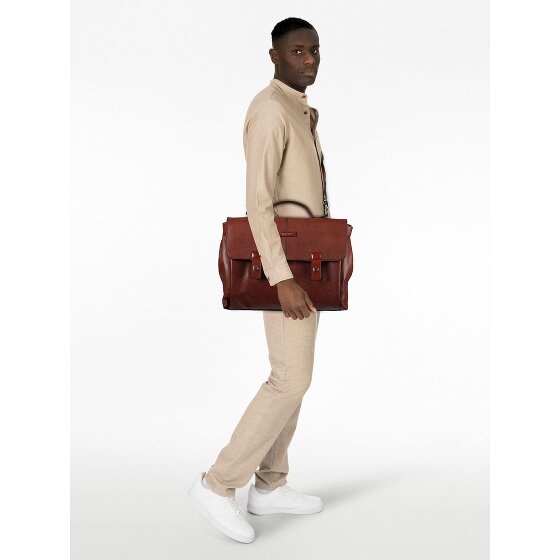 The Bridge Biagio Briefcases Messenger Genuine Leather 41 cm Laptop compartment