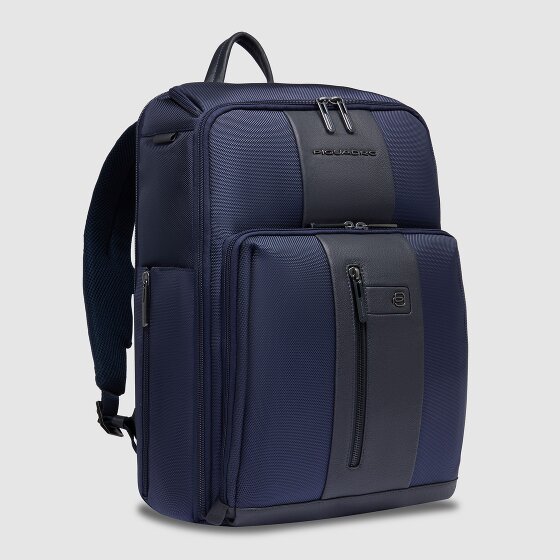 Piquadro Brief travel backpack leather 43 cm laptop compartment