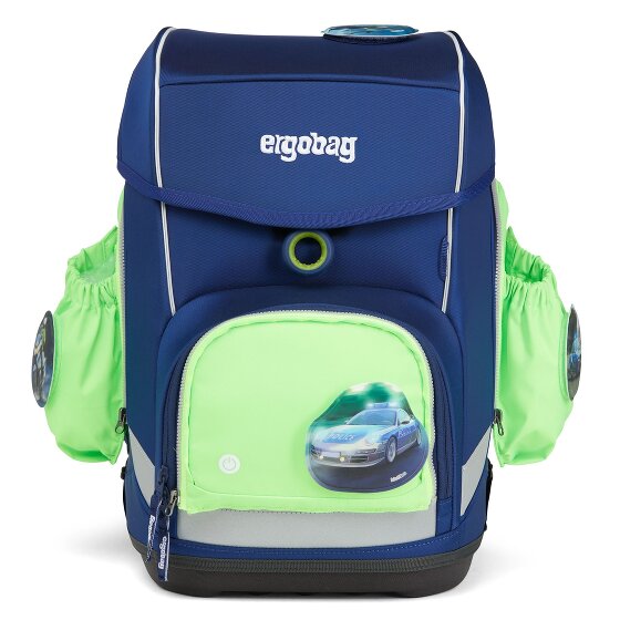 ergobag Accessories Fluo Led Side Pockets Safety Set 3pcs.