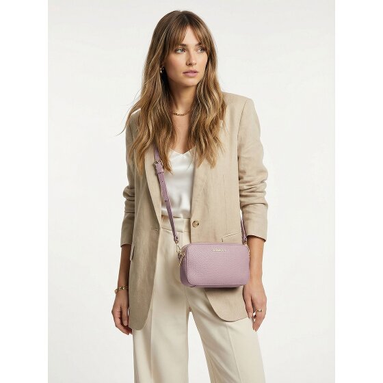 Lazarotti Bologna Leather Shoulder Bag Camera-Bag Leather Double-Zip 18 cm