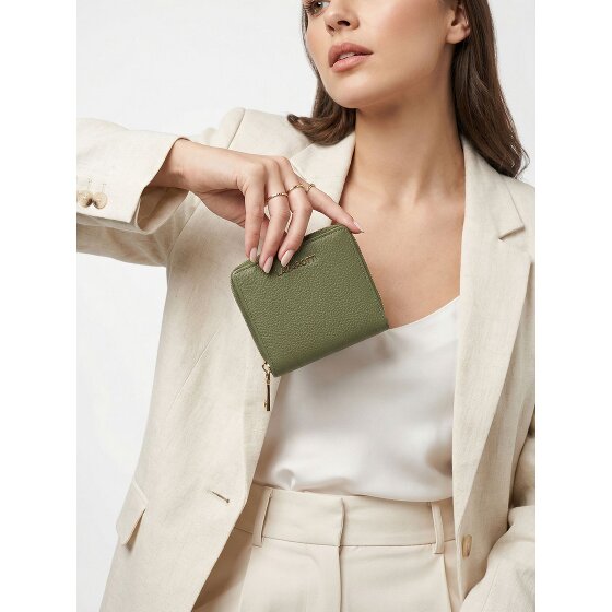 Lazarotti Bologna Leather Medium Zip-Around Wallet, Leather, 10 cm