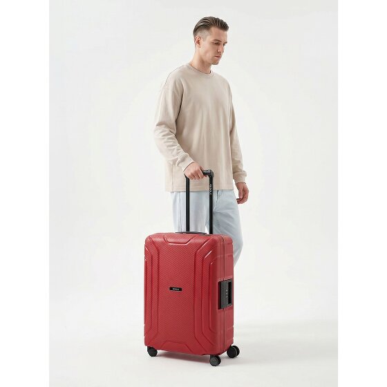 Redolz Essentials 15 4-wheel trolley 65 cm with three-point closure