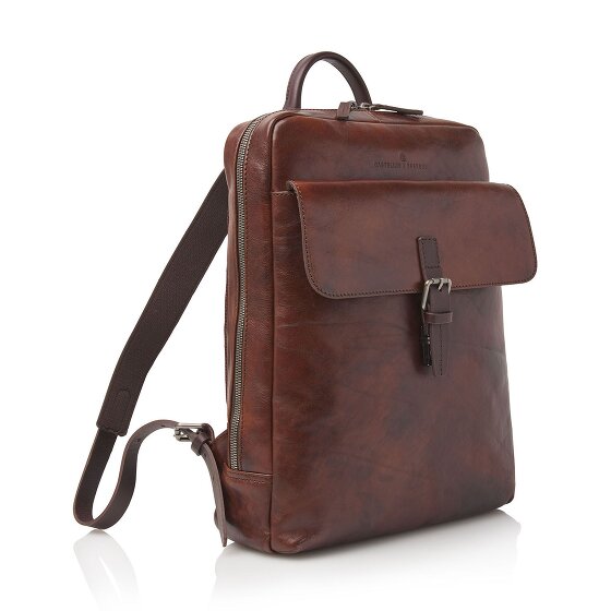 Castelijn & Beerens Rien backpack RFID leather 40 cm laptop compartment Castelijn & Beerens Rien backpack RFID leather 40 cm laptop compartment